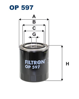 Filtron Oliefilter OP 597