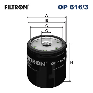Filtron Oliefilter OP 616/3