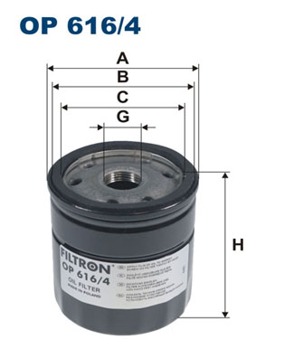 Filtron Oliefilter OP 616/4