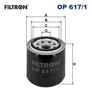 Filtron Oliefilter OP 617/1