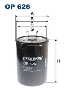 Filtron Oliefilter OP 626