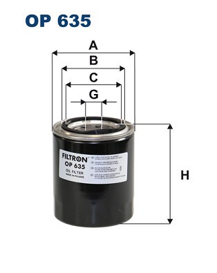 Filtron Oliefilter OP 635