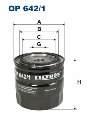 Filtron Oliefilter OP 642/1