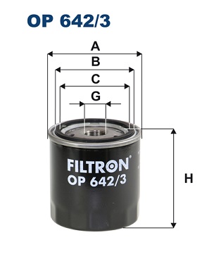 Filtron Oliefilter OP 642/3