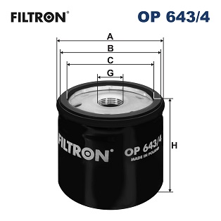 Filtron Oliefilter OP 643/4