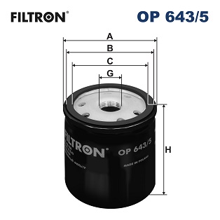 Filtron Oliefilter OP 643/5