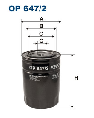 Filtron Oliefilter OP 647/2