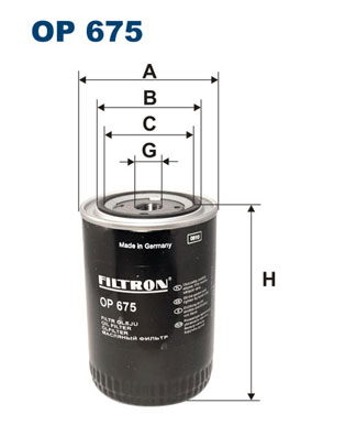 Filtron Oliefilter OP 675