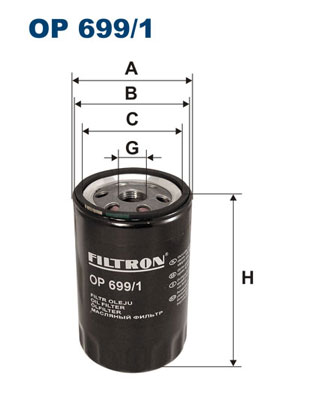 Filtron Oliefilter OP 699/1