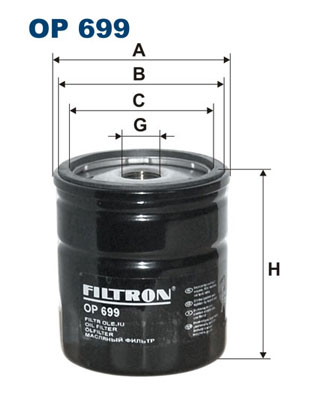 Filtron Oliefilter OP 699