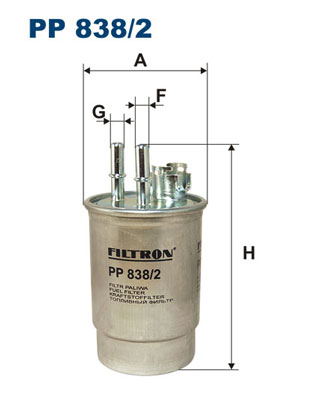 Filtron Brandstoffilter PP 838/2