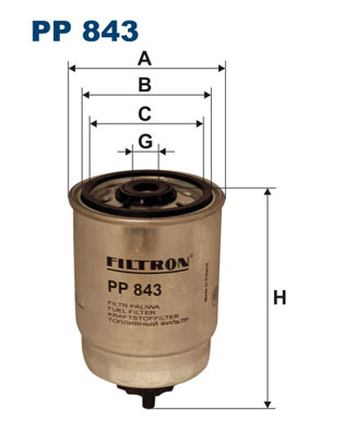 Filtron Brandstoffilter PP 843
