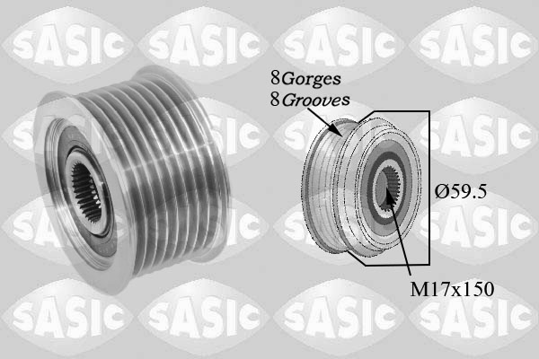 Sasic Vrijloop koppeling dynamo 1676033