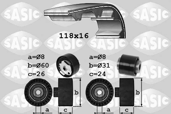 Sasic Distributieriem kit 1750045