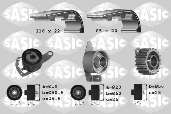 Sasic Distributieriem kit 1756012