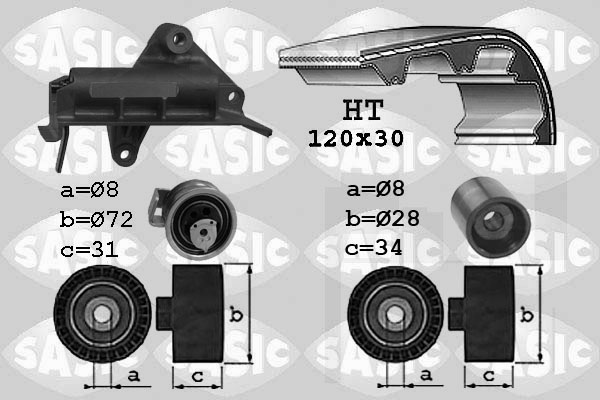 Sasic Distributieriem kit 1756019