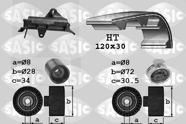 Sasic Distributieriem kit 1756020