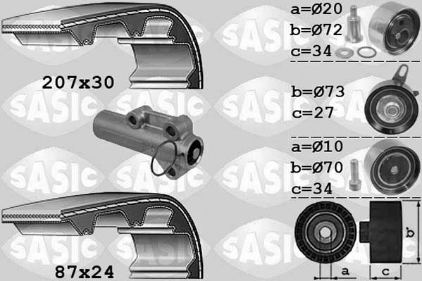 Sasic Distributieriem kit 1756048