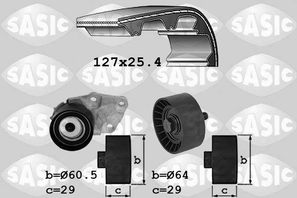Sasic Distributieriem kit 1756075