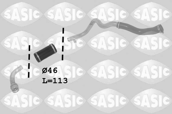 Sasic Laadlucht-/turboslang 3334062