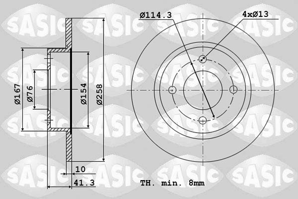 Sasic Remschijven 6106231
