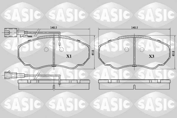 Sasic Remblokset 6210036