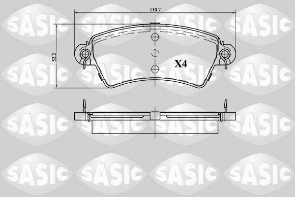 Sasic Remblokset 6210045