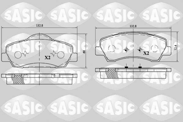 Sasic Remblokset 6210049