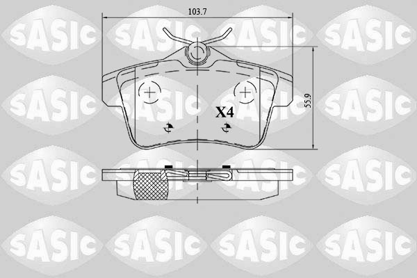 Sasic Remblokset 6210064