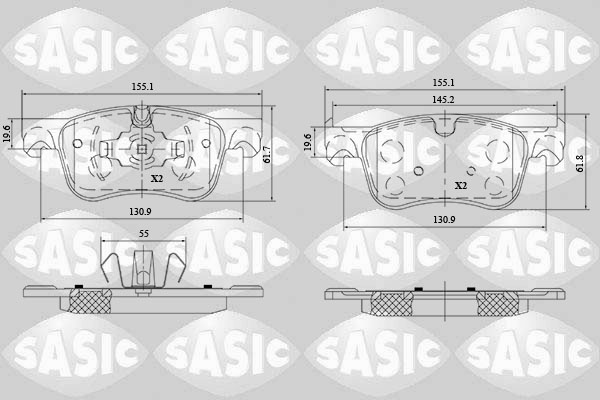 Sasic Remblokset 6210073