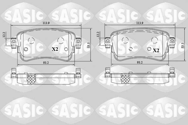 Sasic Remblokset 6210083