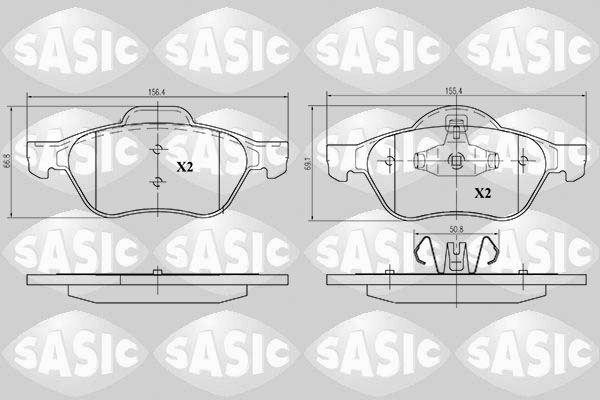 Sasic Remblokset 6214019
