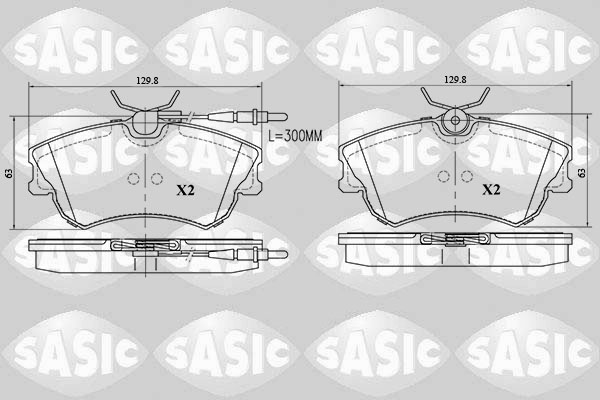 Sasic Remblokset 6214028