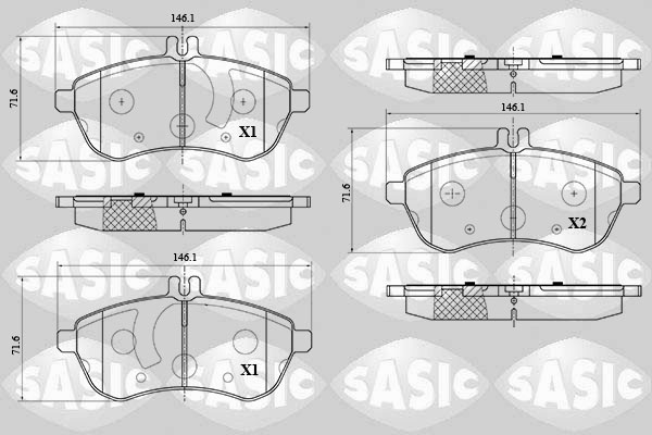 Sasic Remblokset 6216070