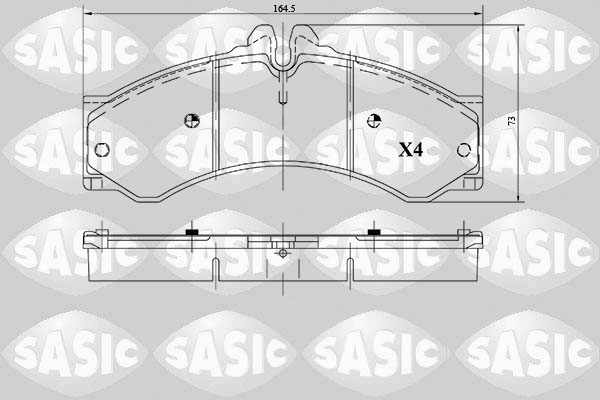 Sasic Remblokset 6216087