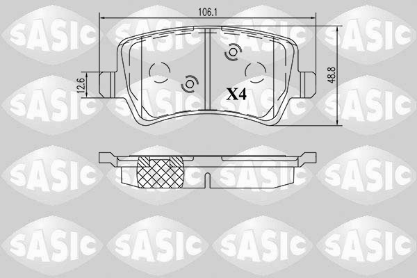 Sasic Remblokset 6216160