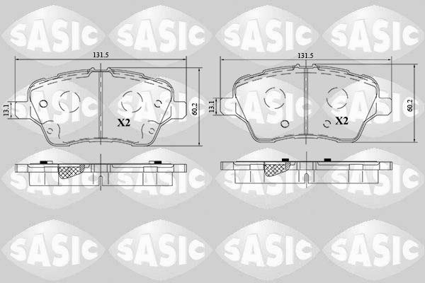 Sasic Remblokset 6216180