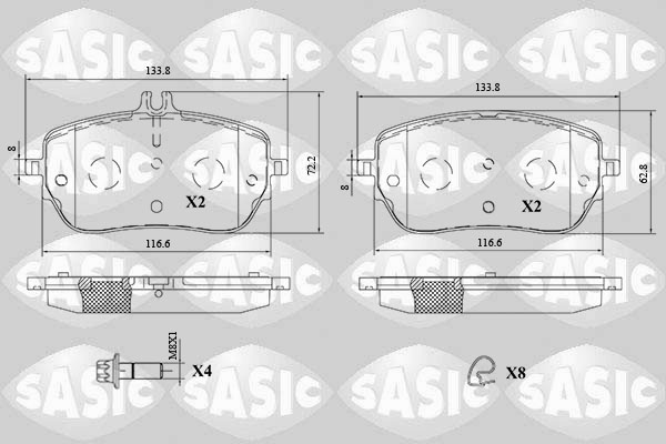 Sasic Remblokset 6216208