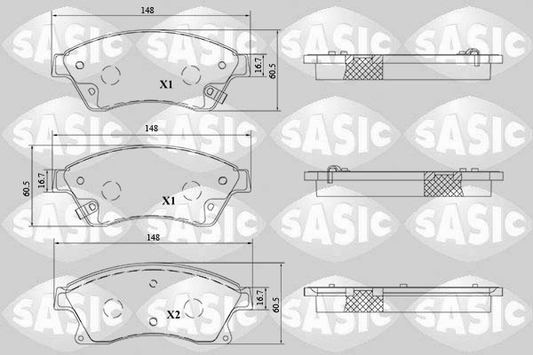 Sasic Remblokset 6216215
