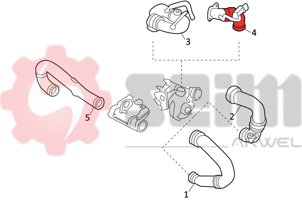 Seim Laadlucht-/turboslang 982137