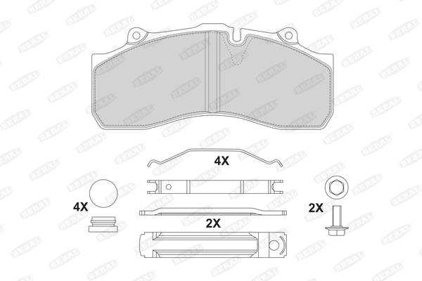 Beral Remblokset BCV29143TK