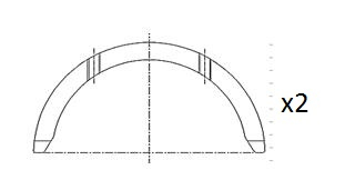 Fai Autoparts Krukasafstandsschijf BT3006-STD