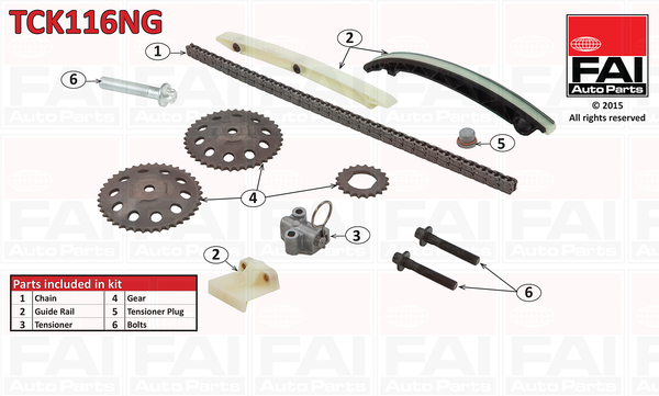 Fai Autoparts Distributieketting kit TCK116NG