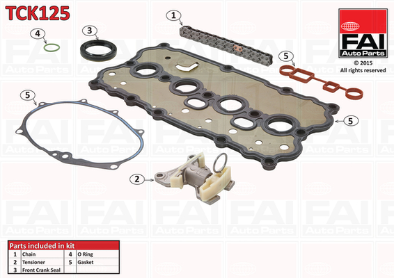 Fai Autoparts Distributieketting kit TCK125