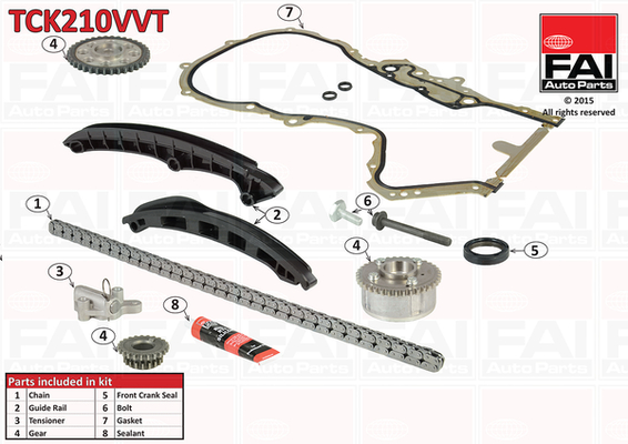 Fai Autoparts Distributieketting kit TCK210VVT