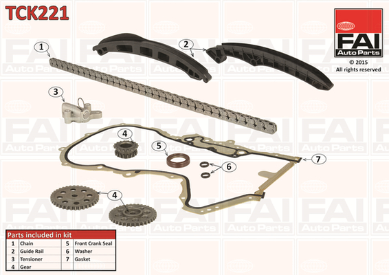 Fai Autoparts Distributieketting kit TCK221