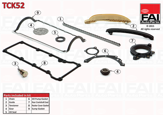 Fai Autoparts Distributieketting kit TCK52