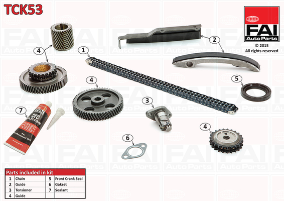 Fai Autoparts Distributieketting kit TCK53