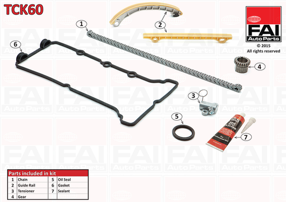 Fai Autoparts Distributieketting kit TCK60