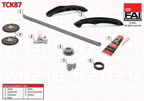 Fai Autoparts Distributieketting kit TCK87